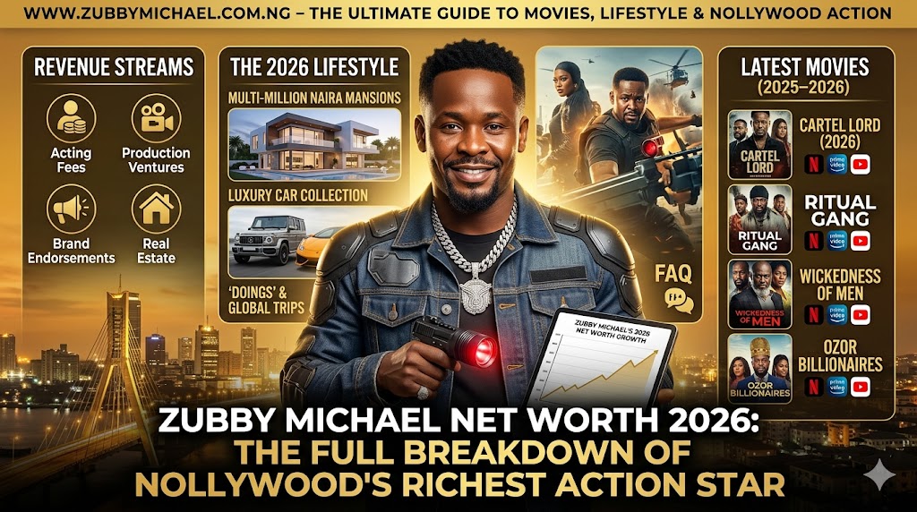 Zubby Michael Net Worth 2026: Inside the Lavish Lifestyle of Nollywood’s Action King