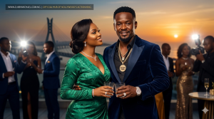 A high-quality 2026 featured image for [www.zubbymichael.com.ng] showing Zubby Michael in a casual but expensive silk shirt, looking thoughtfully into the distance. A blurred shadow of himself is in the background to represent the Zubby michael and wife